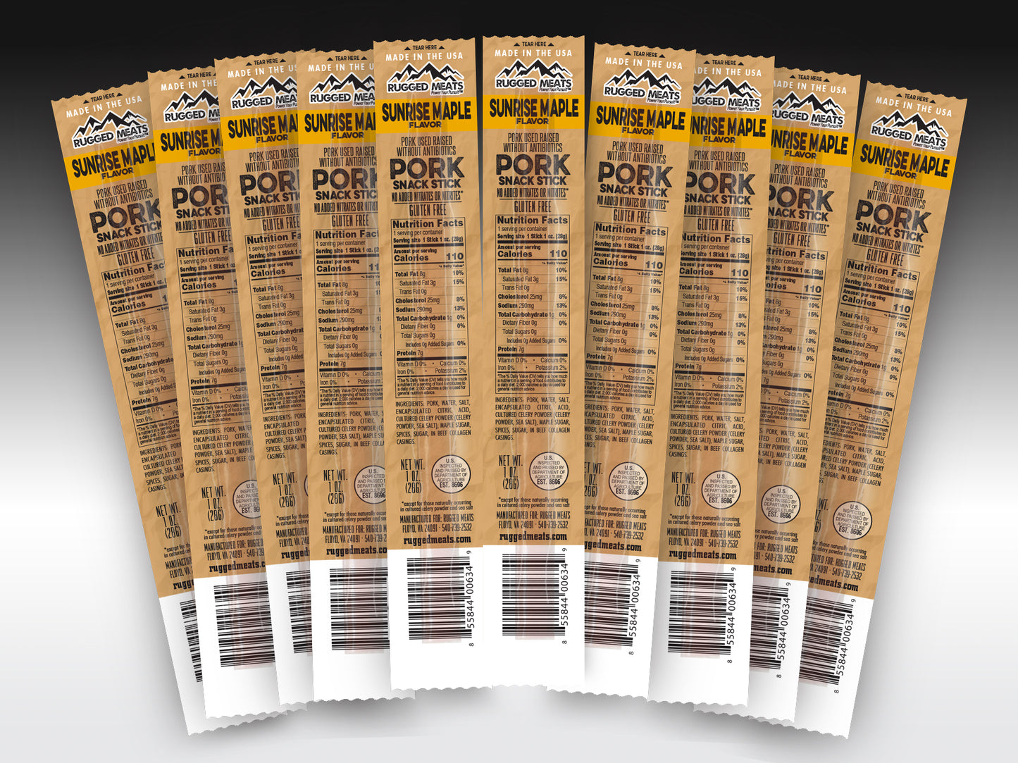 Sunrise Maple Flavor Snack Sticks