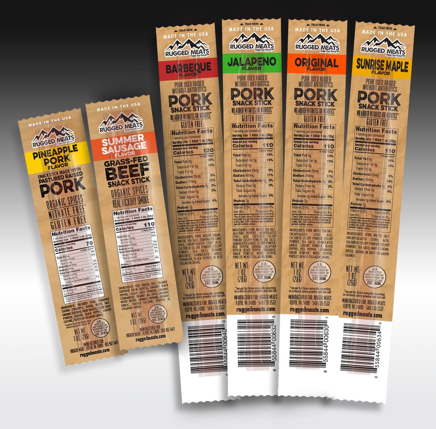 Rugged Meats Sample Pack